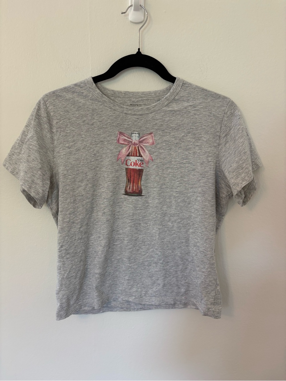 Abercrombie Diet Coke Graphic Tee in Heather Gray size medium